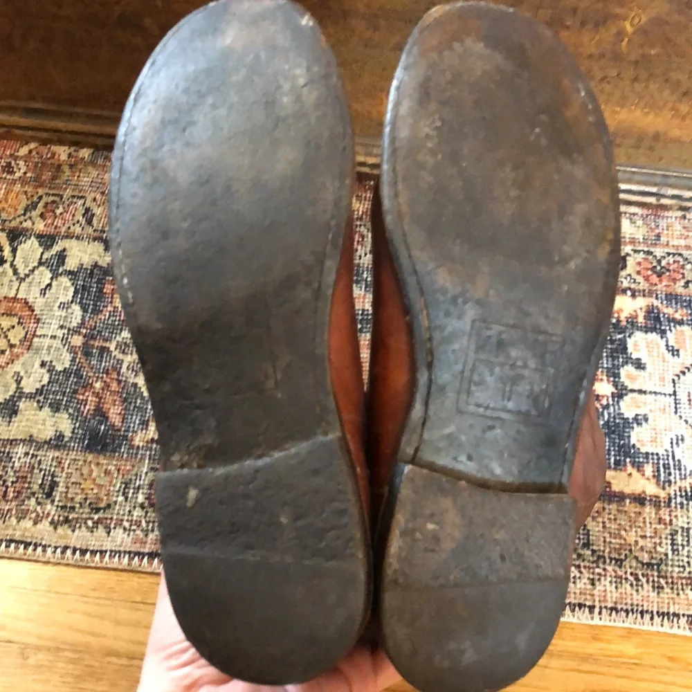 Vintage Frye brown leather boots. Women’s size 6 - Picture 7 of 11